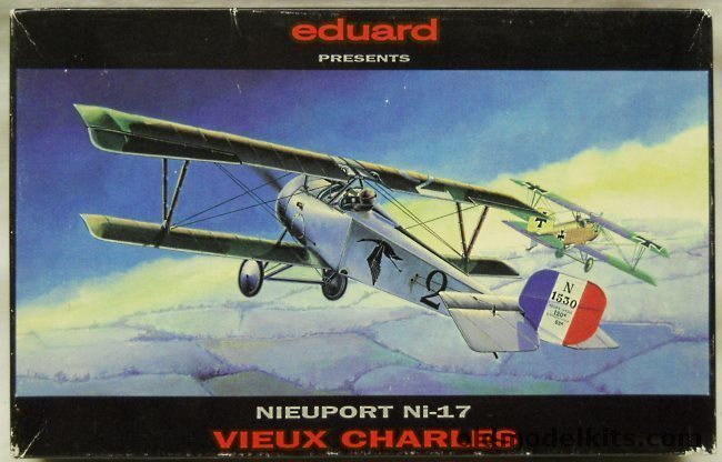 Eduard 1/48 Nieuport Ni-17 Vieux Charles, 8023 plastic model kit